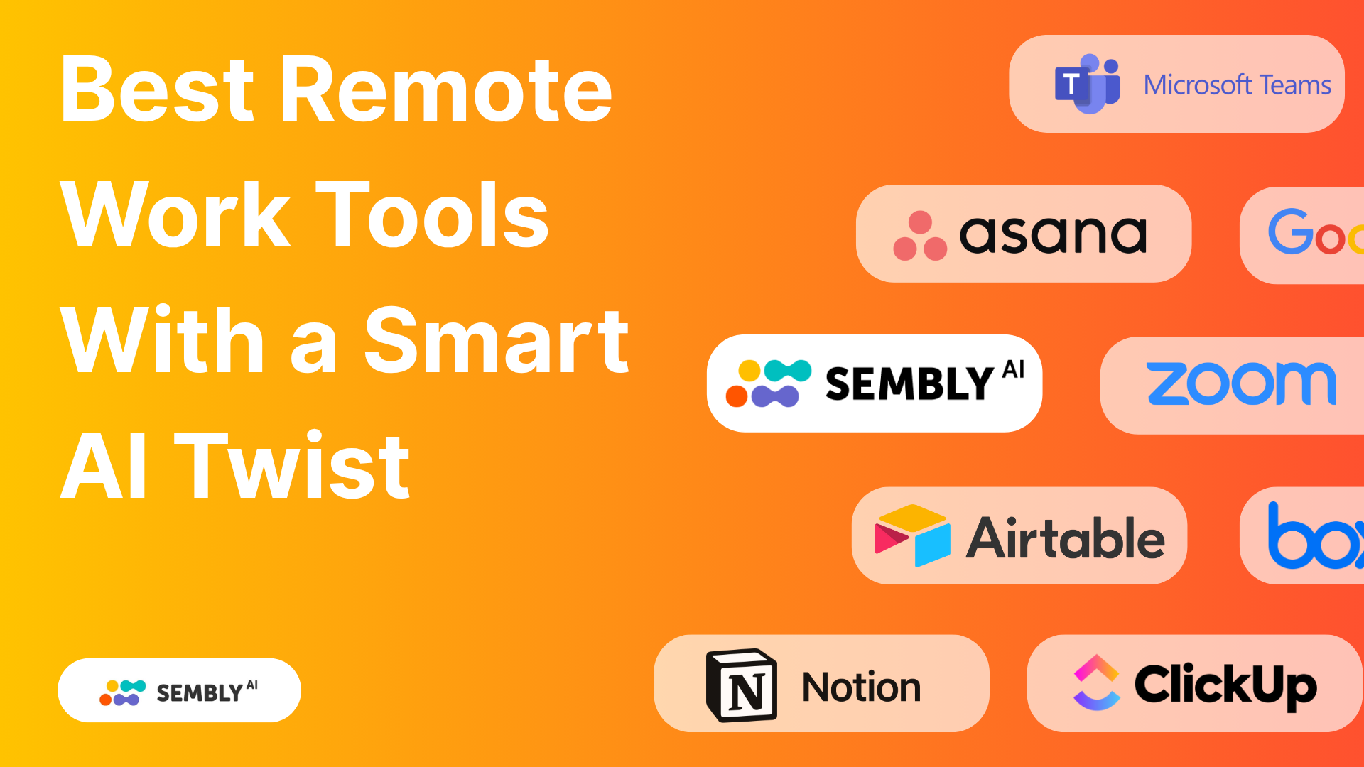 Best Remote‑Work Tools 2025